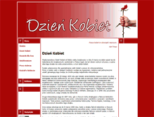 Tablet Screenshot of dzienkobiet.swieta.biz