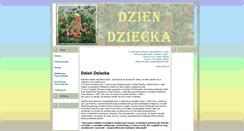 Desktop Screenshot of dziendziecka.swieta.biz