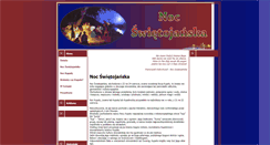 Desktop Screenshot of nocswietojanska.swieta.biz