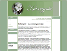 Tablet Screenshot of katarzynki.swieta.biz